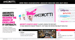 Desktop Screenshot of ancorotticosmetics.com