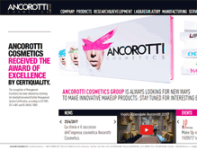 Tablet Screenshot of ancorotticosmetics.com